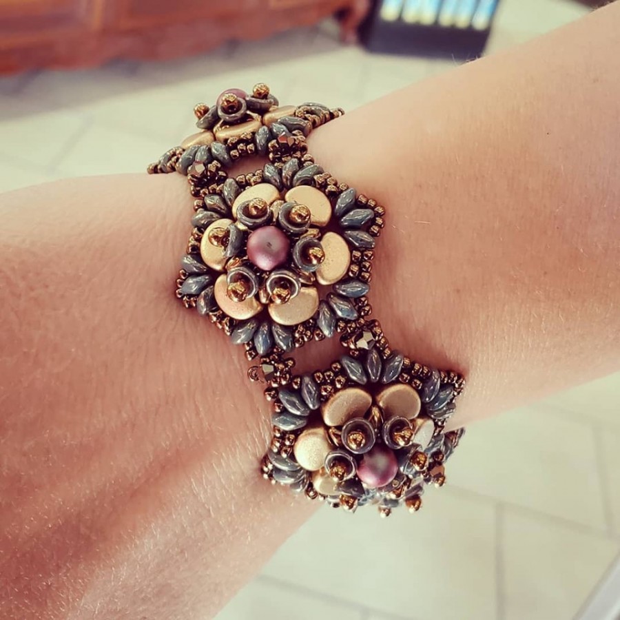 Gingko Blossom Bracelet Kit Blue